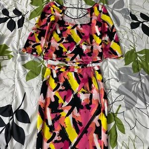 Top and skirt set